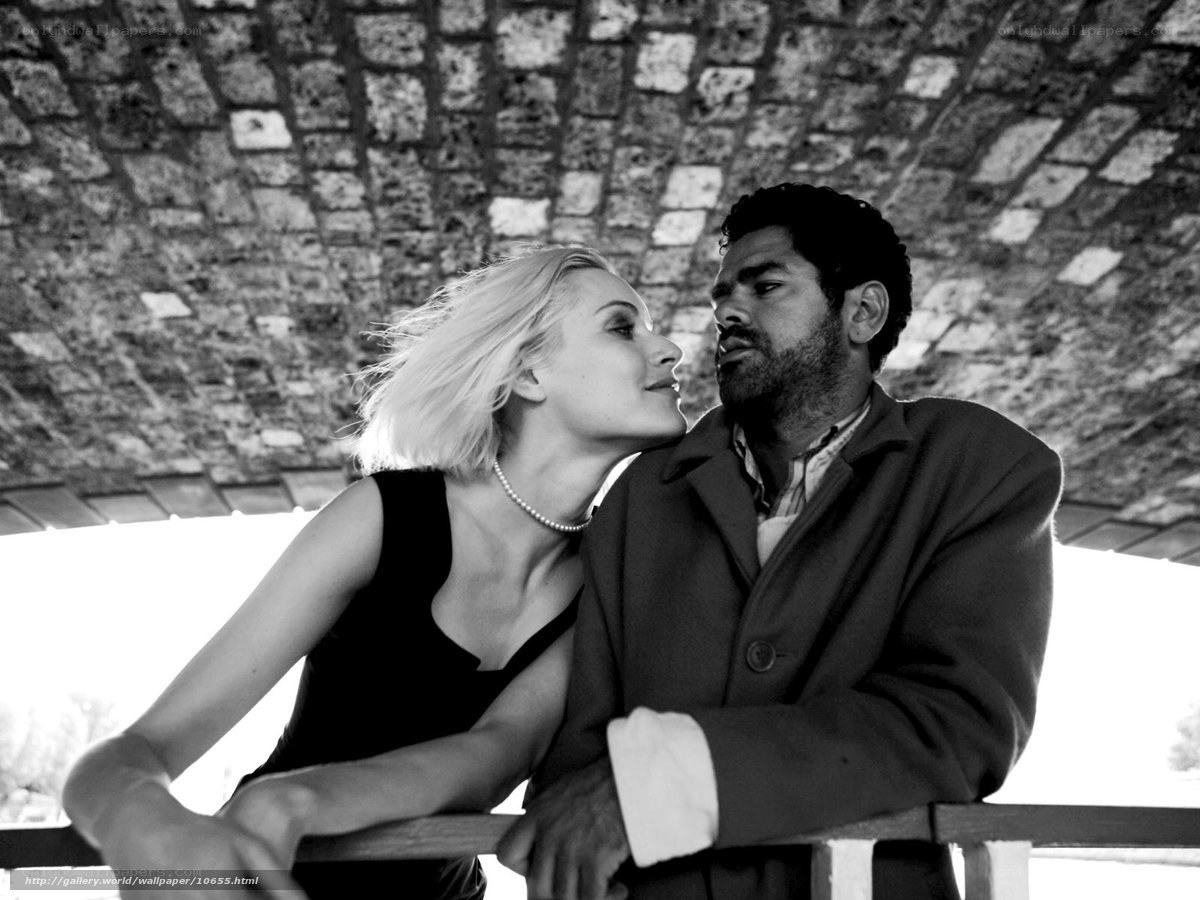 Couple in black and white