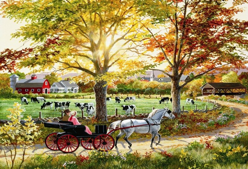 Couple in Carriage
