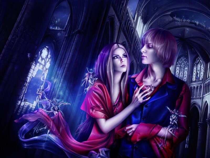 Couple in Cathedral