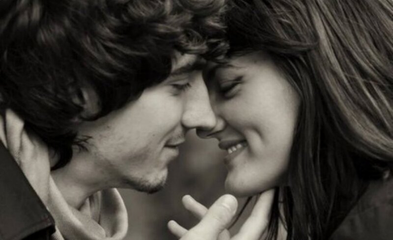 Couple in Close Embrace