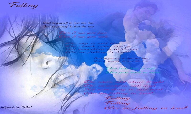 Couple in Clouds — Blue