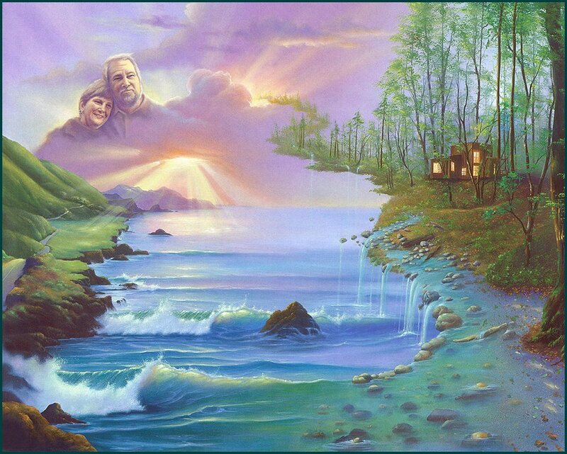 Couple in Clouds