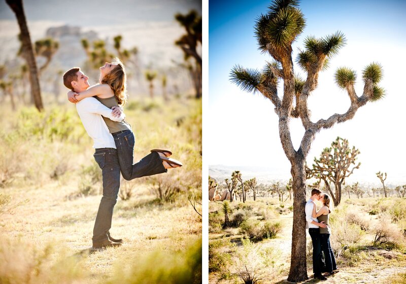 Couple in Desert — Blue