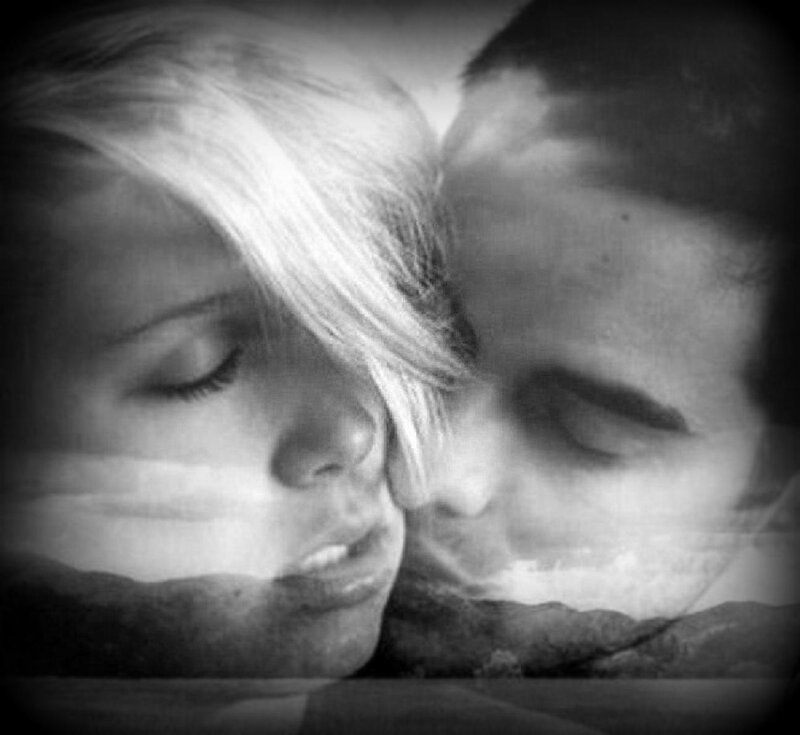 Couple in Double Exposure