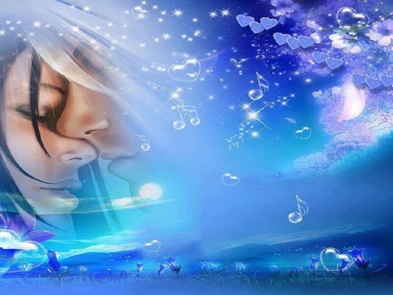 Couple in Dream — Blue