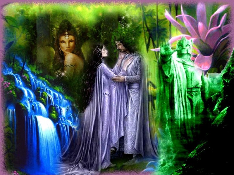 Couple in Fantasy Forest