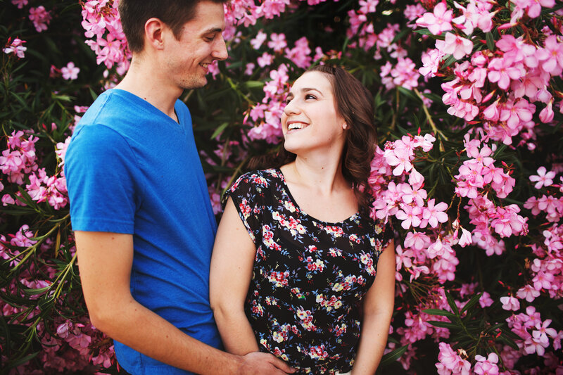 Couple in Flowers