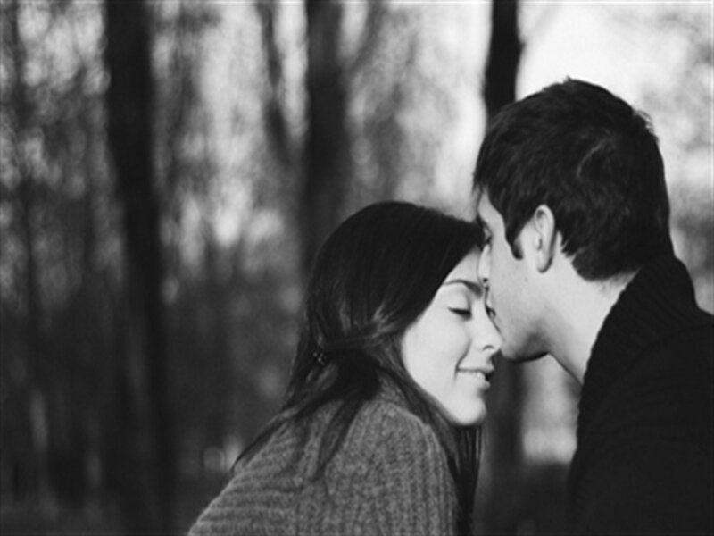 Couple in Forest — Black