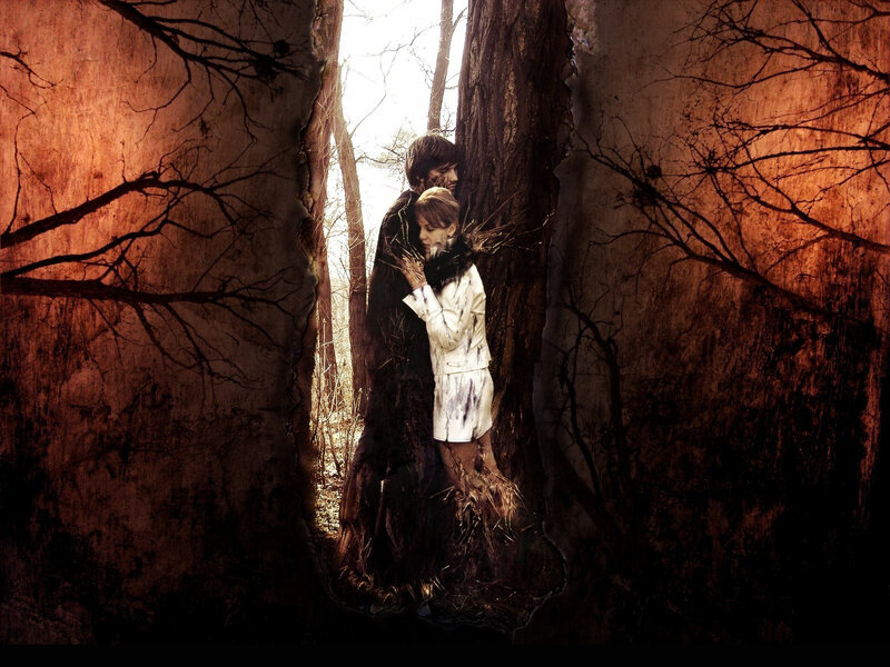Couple in Forest — Brown