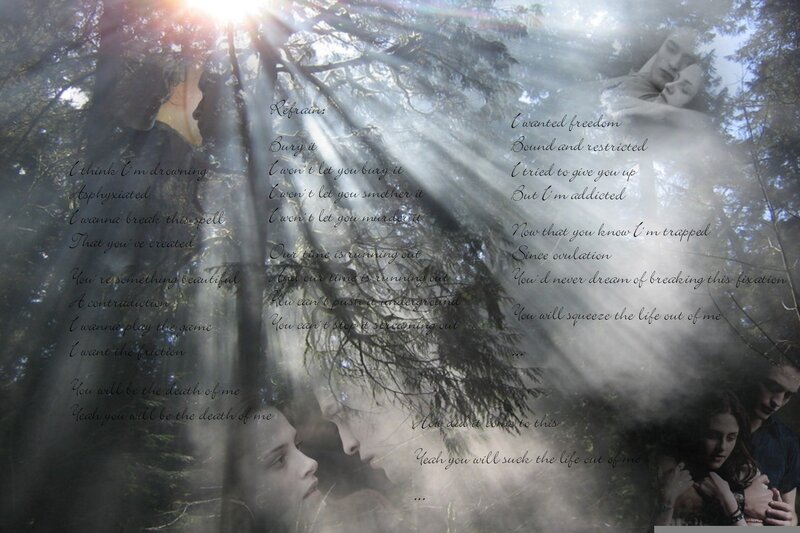 Couple in Forest — Gray