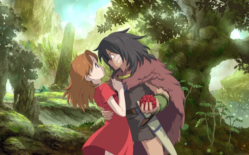 Couple in Forest — Green, Serene, Morning