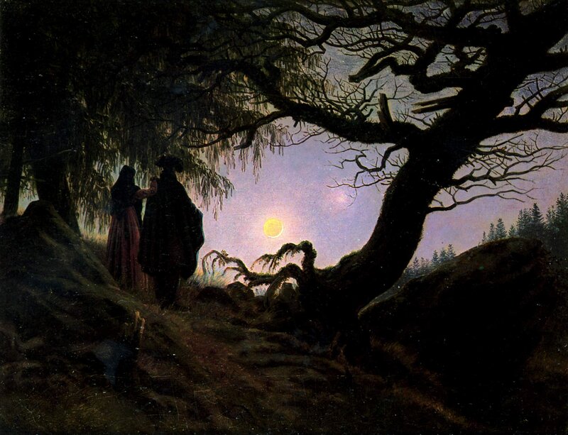 Couple in Forest — Purple