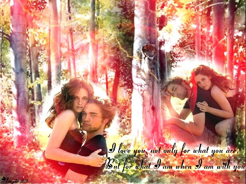 Couple in Forest — Red
