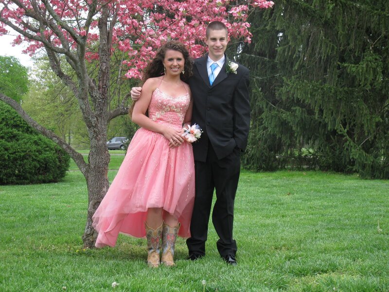 Couple in Formal Wear — Pink, Happy