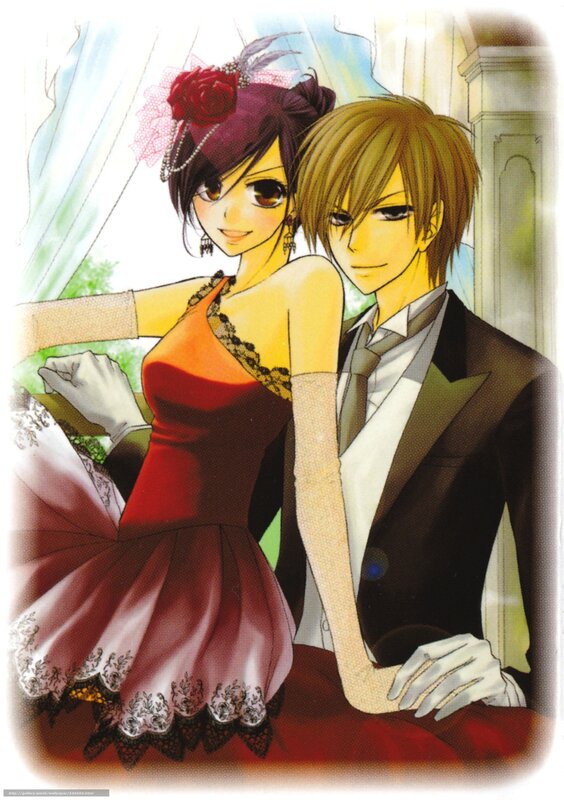 Couple in Formal Wear — Red, Elegant