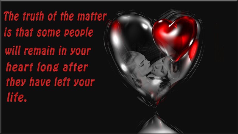 Couple in Heart Shape — Black