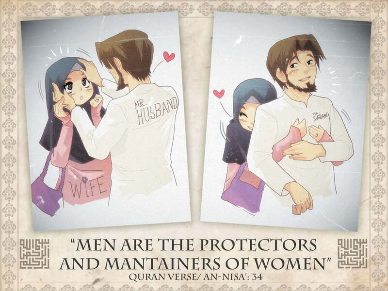Couple in Hijab and Shirt