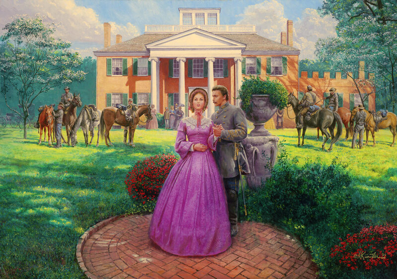 Couple in Historical Attire