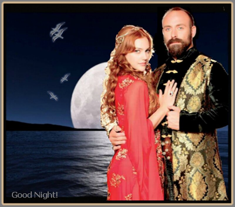 Couple in Historical Clothing — Red