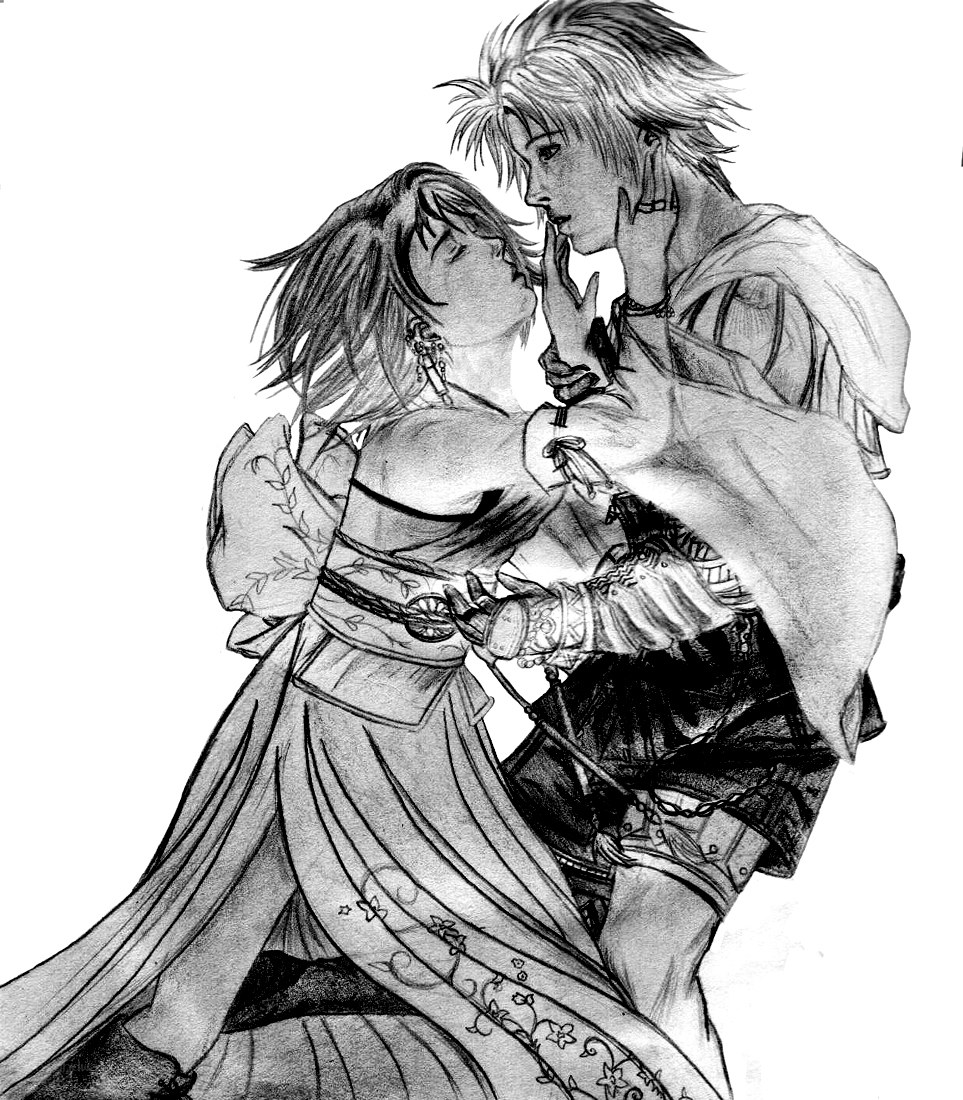 couple in intimate embrace
