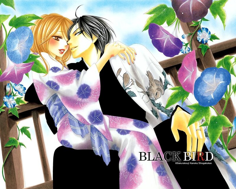 Couple in kimonos on a porch