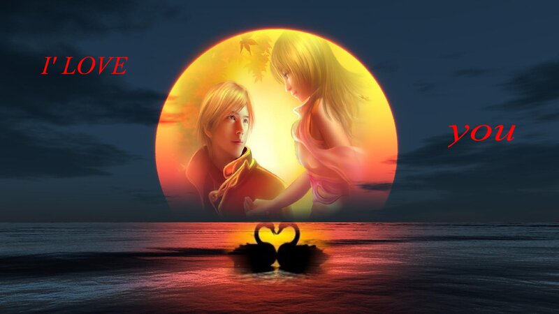 Couple in Moonlight