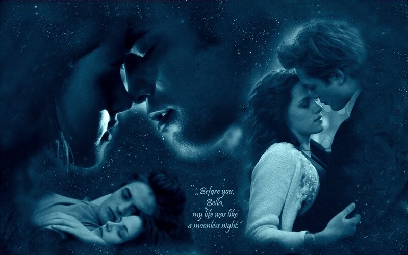 Couple in Moonlit Scene