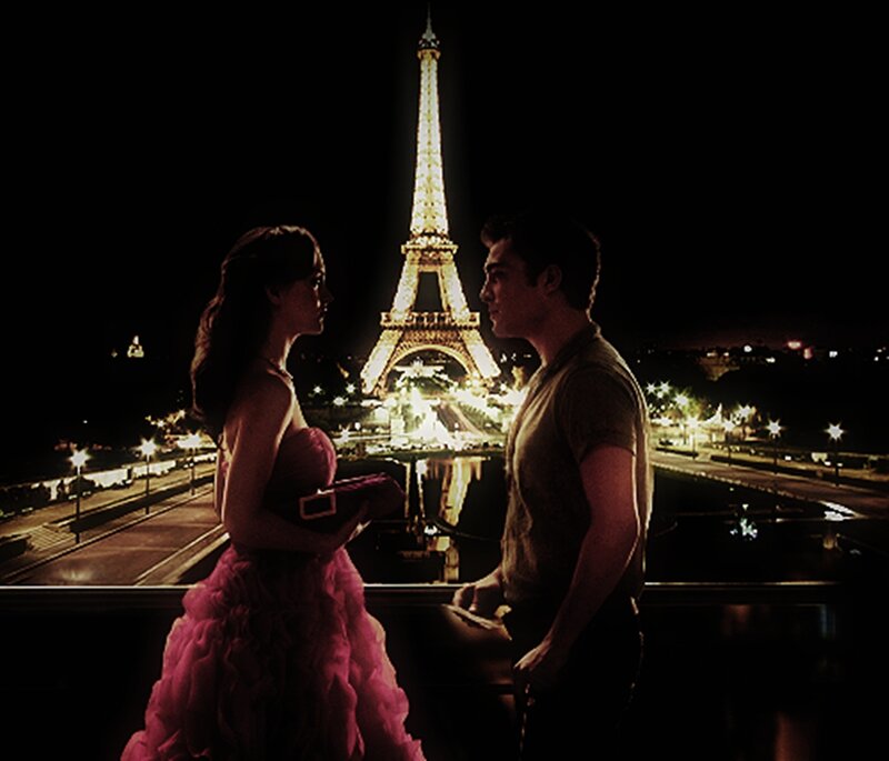 Couple in Paris — Black