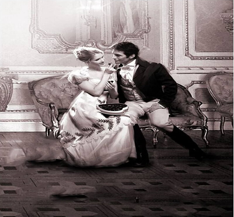 Couple in Period Clothing