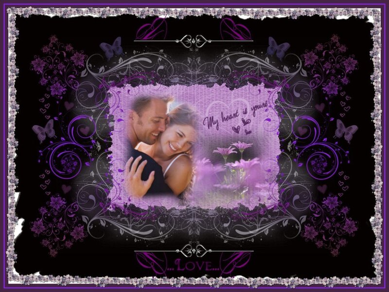 Couple in Photo Frame