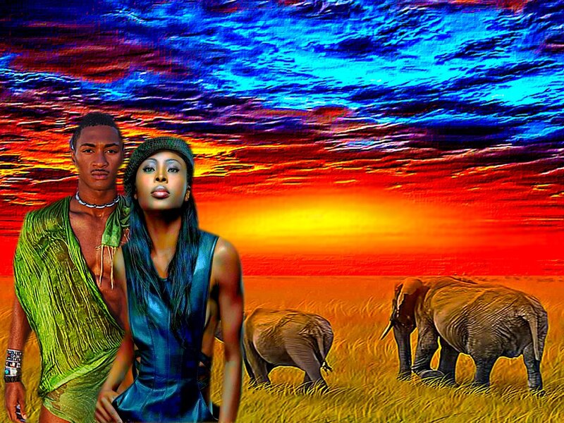 Couple in Savanna