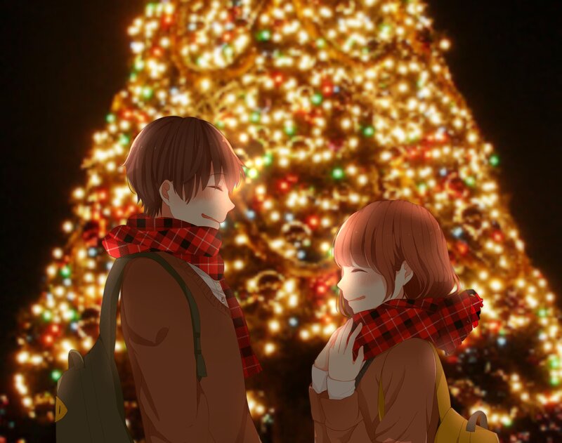 Couple in Scarves