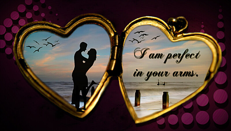 Couple in Silhouette — Purple
