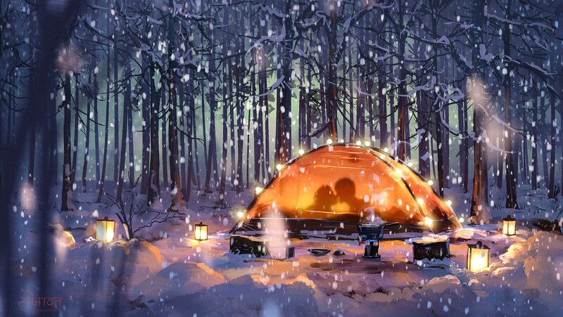 Couple in Tent
