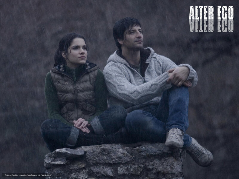 Couple in the rain