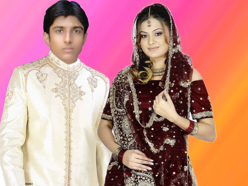 couple in traditional attire