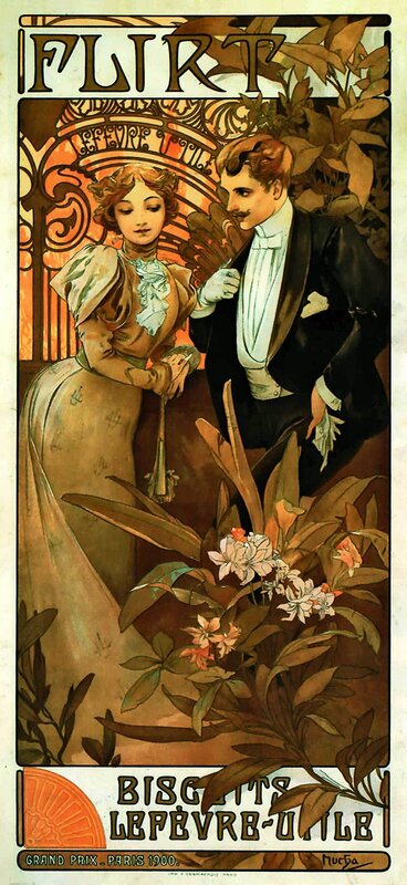 Couple in Vintage Attire — Brown
