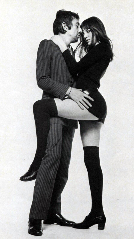 Couple in vintage pose