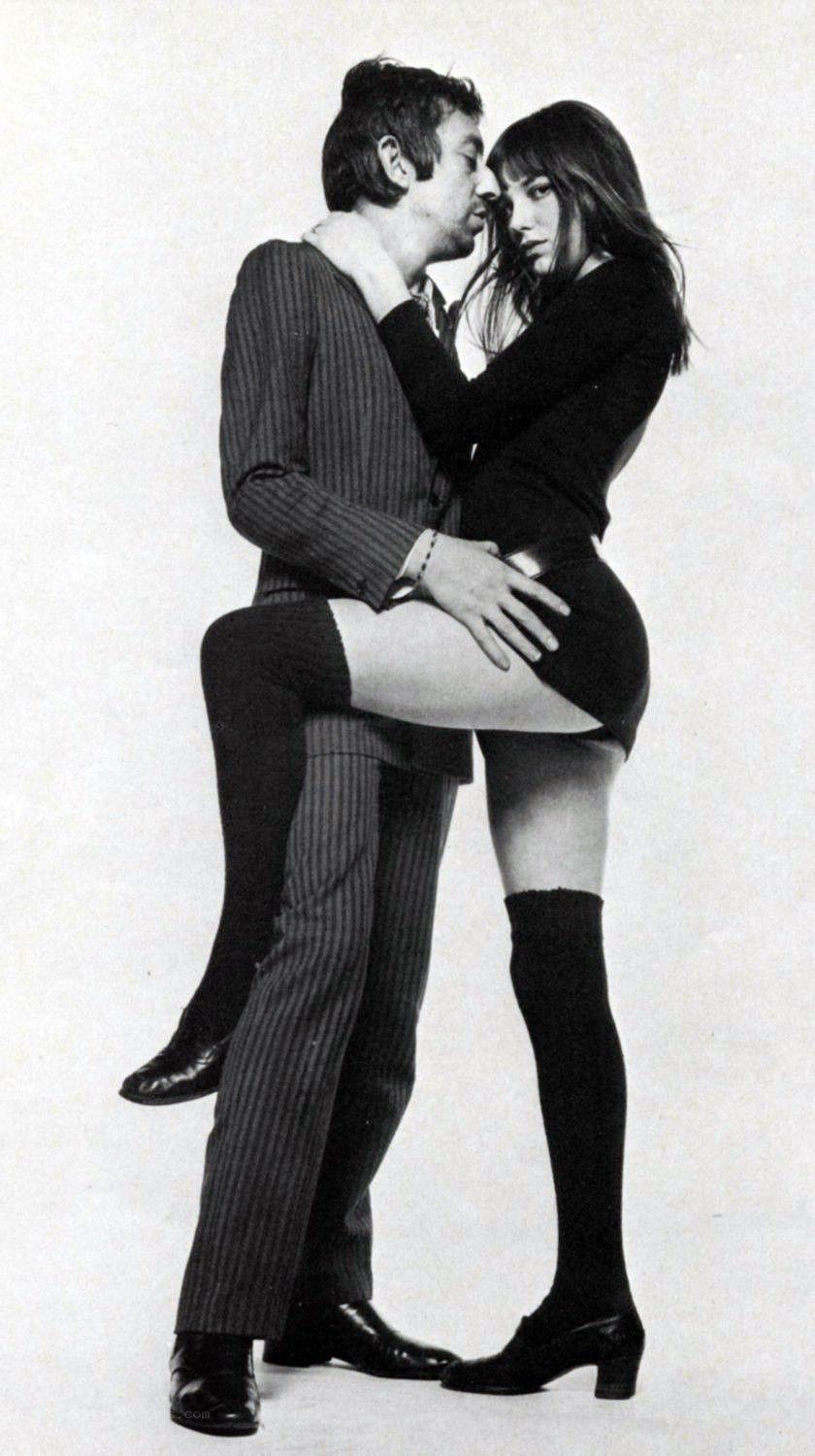 Couple in vintage pose
