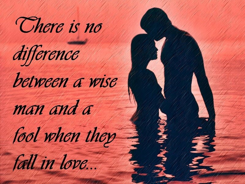 Couple in Water — Red