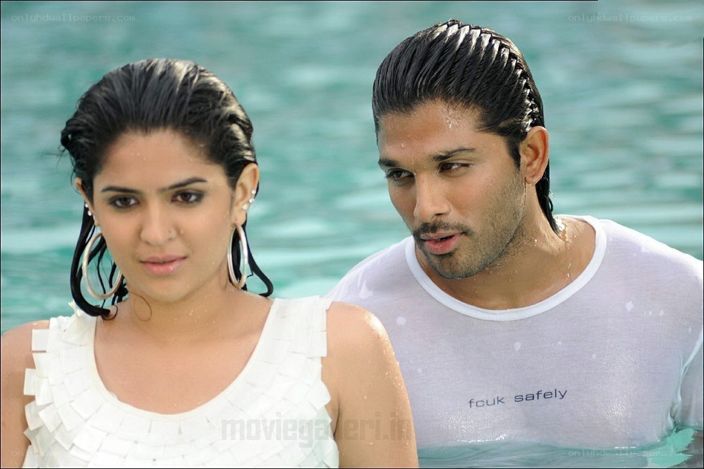 couple in water scene