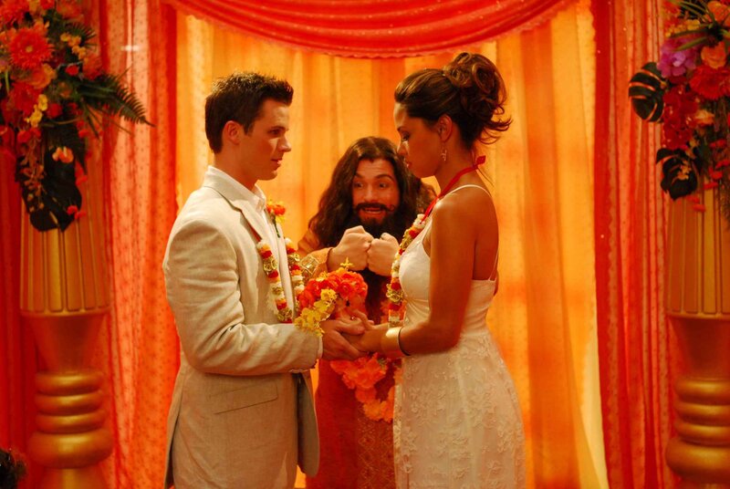 Couple in Wedding Attire — Red, Ceremonial
