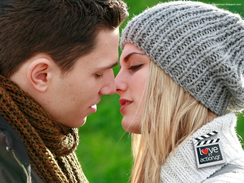Couple in Winter Clothing