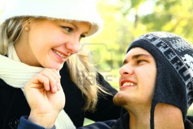Couple in Winter Hats