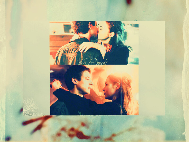 couple kissing collage