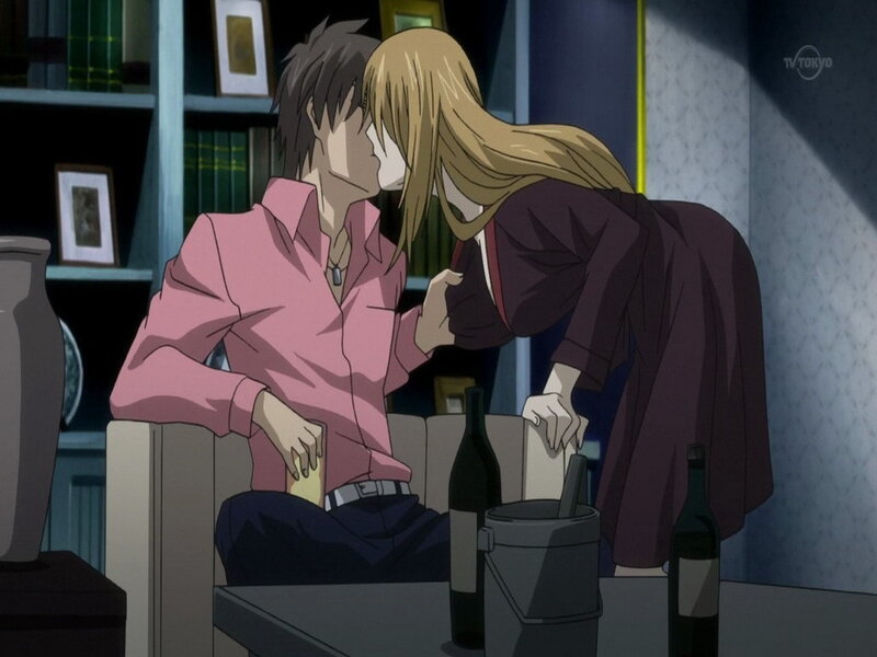 Couple Kissing on Couch — Pink, Intimate