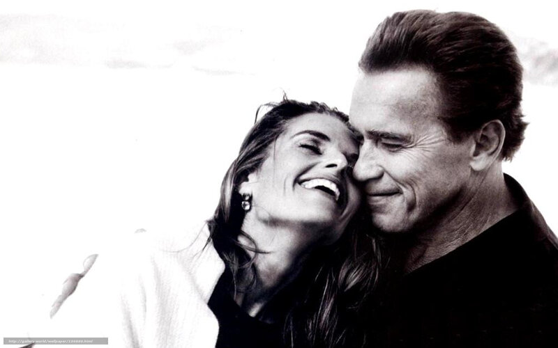 couple laughing together