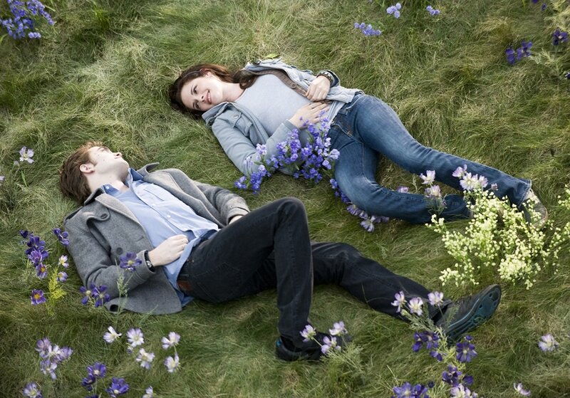 Couple Lying in Grass — Green, Serene, Spring