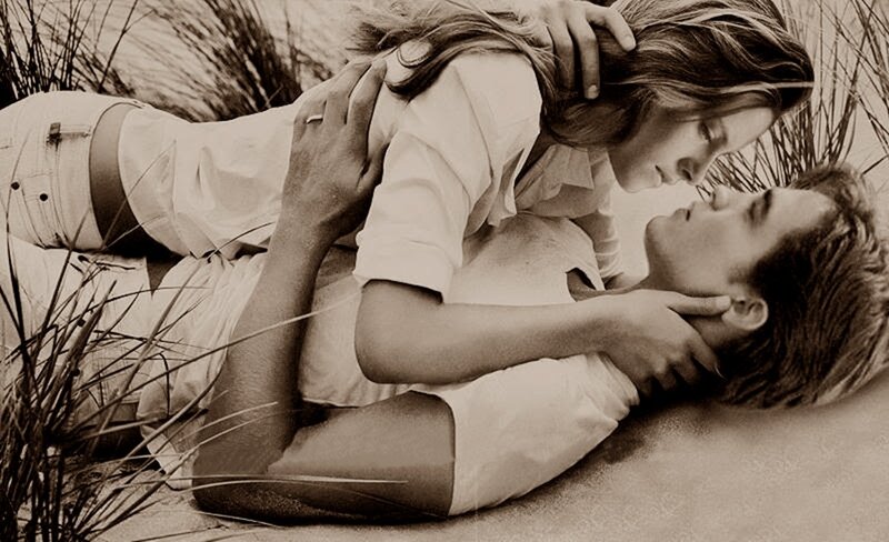 Couple Lying on Ground