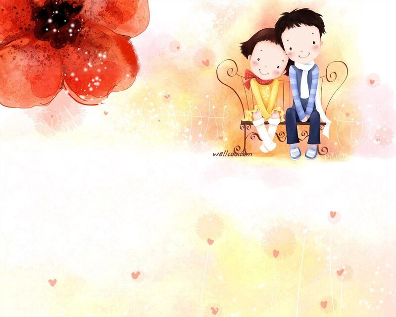 Couple on a bench